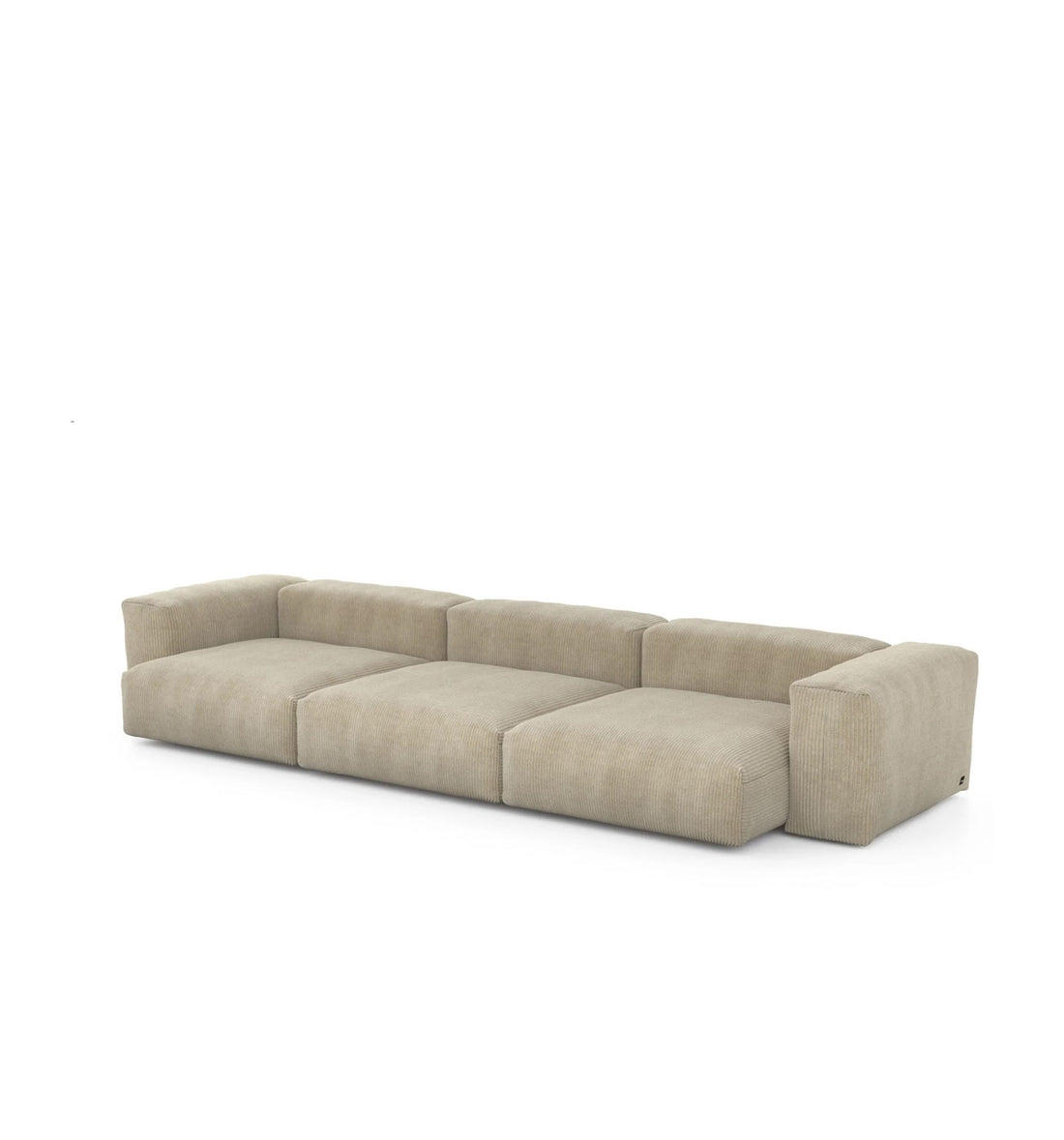 Sofa Cord Velour Sand